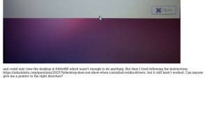Ubuntu: NVidia GeForce GT 540M Drivers not Working