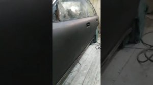 Ровер 620 убираем молдинги.