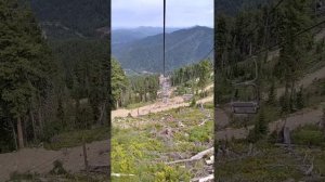 озеро Телецкое, спуск на канатной дороге. Горный Алтай.. июль 2021.. Обзор...