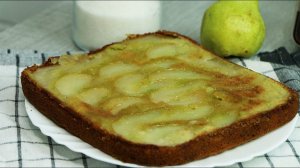 Сладкий пирог из кабачка с грушей. Удивительно вкусно