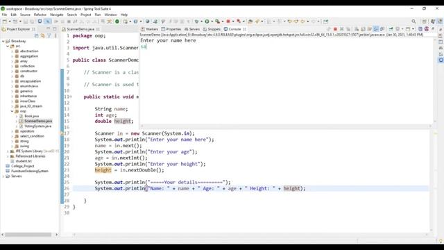 Scanner in JAVA смотреть онлайн