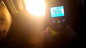 Котёл КЧМ-5 на не пригодном масле. ИСПАРИТЕЛЬ в работе.
