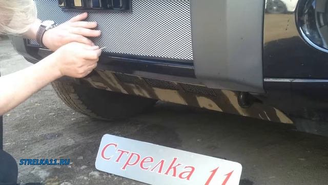 Защита радиатора для MITSUBISHIS PAJERO 4 (Хром) - Strelka11.ru