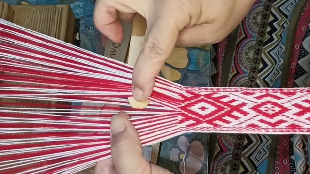 Браное ткачество на бëрдышке
