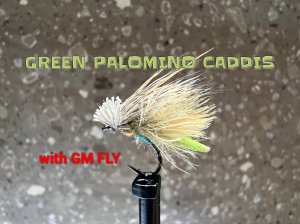 Сухая мушка Green Palomino Caddis Как связать от GM FLY