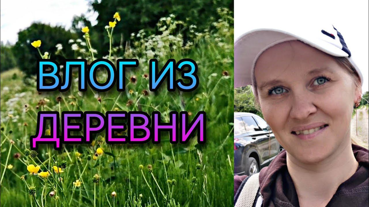 ВЛОГ из деревни. Лучшее место на земле в моём детстве. смотреть онлайн