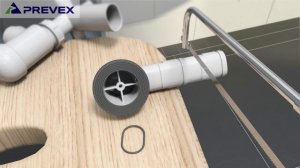Компактный сифон Preloc от Prevex (для раковины в ванной)
