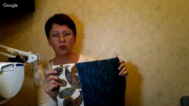 Пэчворк Косметичка  ридикюль Мастер класс Лоскутное шитье