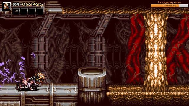 Полное прохождение Blazing Chrome | Первый взгляд, нормальная сложность смотреть онлайн