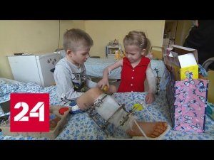 Ни одной ампутации: как спасают раненых детей из Донбасса - Россия 24