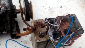 Генератор из электродвигателя // ассинхронник в режиме генератора