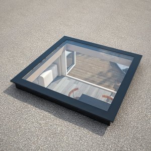 Бюджетная односкатная плоская / ровная, эксплуатируемая крыша. Подготовка закладной под люк-окно.