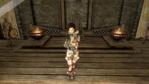 Skyrim SE 上古卷軸V:重製版 MOD 服裝 18.聖誕裝 Far East Christmas Armor CBBE身形