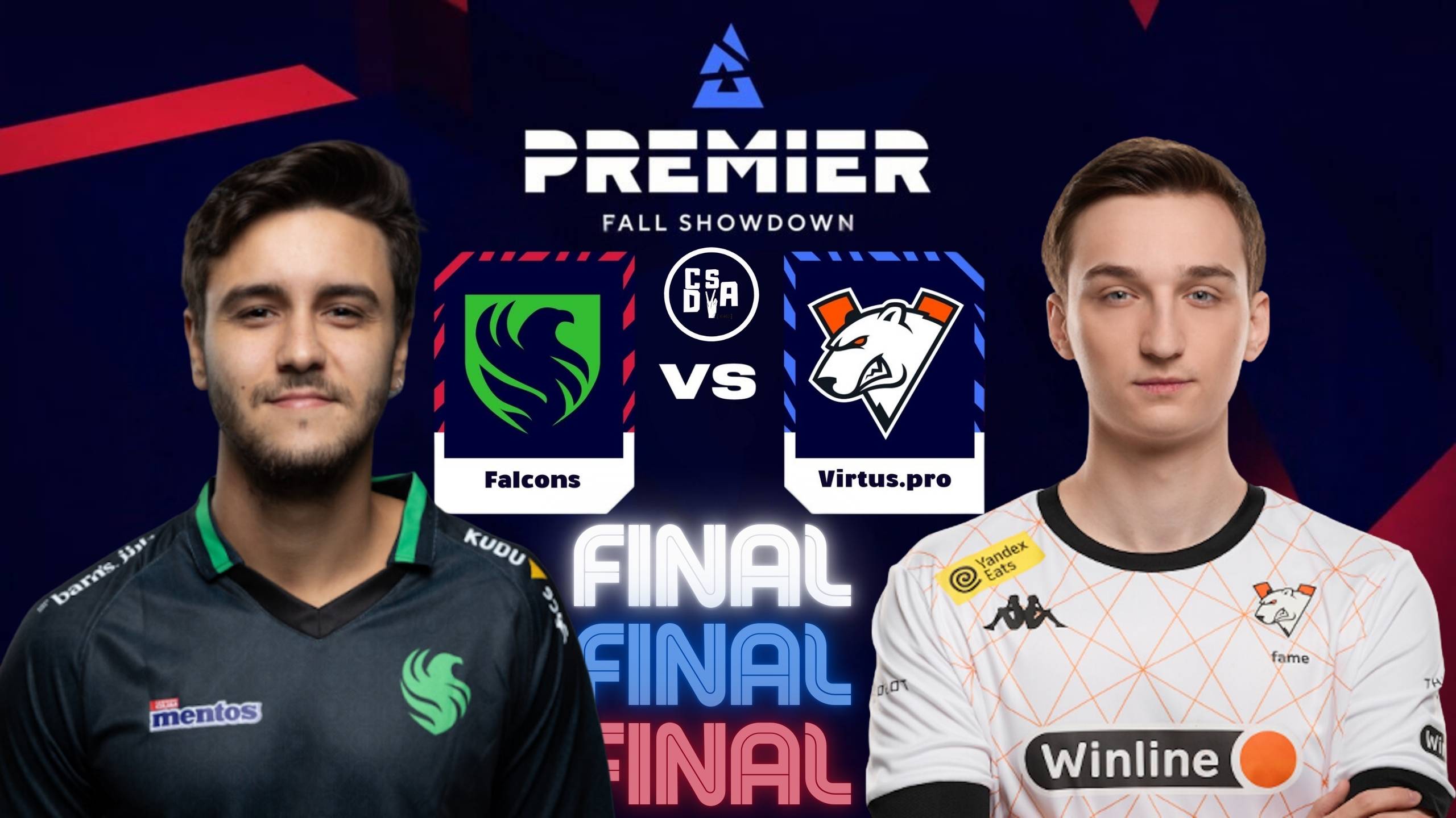 ФИНАЛ! Falcons vs Virtus.pro - ХАЙЛАЙТЫ BLAST Premier Fall Showdown 2024 CS2 (EN)