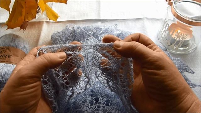 Шаль "Первый заморозок" //First Frost