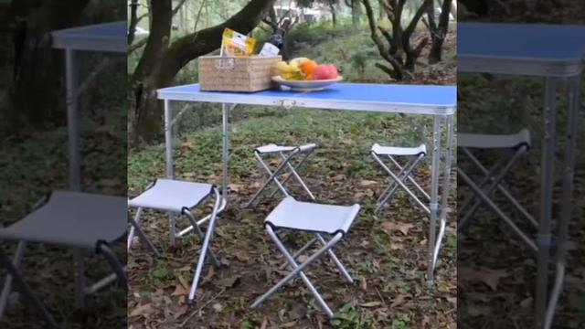 Outdoor Aluminium Adjustable Portable Camping Picnic Beach H смотреть онлайн
