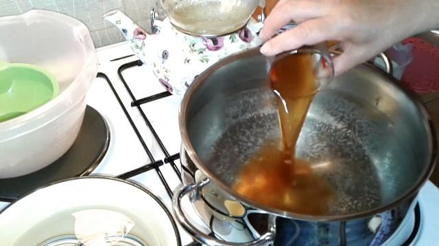 Компот из белой черешни