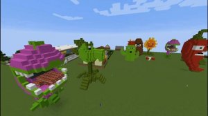 lego Plants vs Zombies 3 Растения против зомби из лего майнкрафт мод
