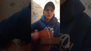 Кавер под гитару на песню,, Ой мама я нее влюбился "