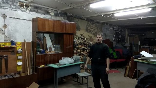 Как сделать тепло в гараже. Часть 1 "Печка" смотреть онлайн