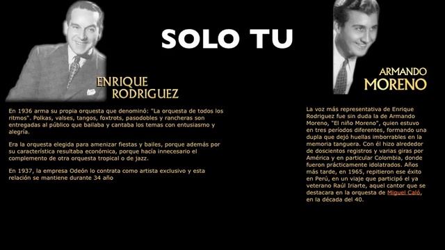 SOLO TU-ENRIQUE RODRIGUEZ-ARMANDO MORENO смотреть онлайн