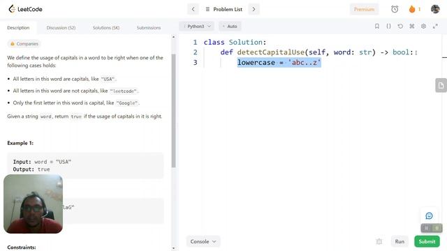 Detect Capital | LeetCode | Python смотреть онлайн
