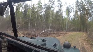 На разведку ,на ГАЗ-67.