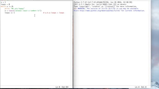 Intro to Python: Loop Counting смотреть онлайн