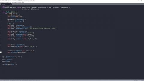 PyQt5 Tutorial | How to embed multiple widgets with QTab Widget