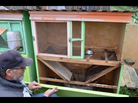 Самодельная клетка для кролика Каменева С.С. Миниферма "Братец Кролик"
