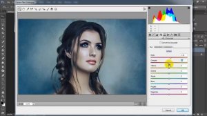 Camera Raw Modern Blue Cinematic Tone In Photoshop CC 2021