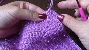 Чехол для табурета  Вязание крючком  Часть 7 из 9