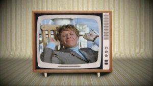 Заставка для начала фильма старый ТВ с Мироновым — видео футаж