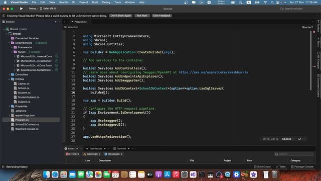 4-DbContext and creating database (Dot Net Core 6 Web API)
