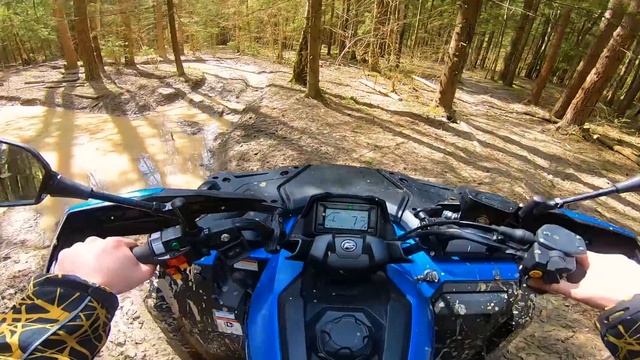 Самый БЫСТРЫЙ ДАЛЬНЯК НА CForce 600 . Bluetooth на КВАДРОЦИКЛЕ ? Покатушка Тест-Драйв смотреть онлайн