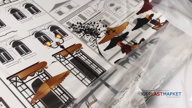 Кухонный фартук ПВХ "Уличное кафе" обзор