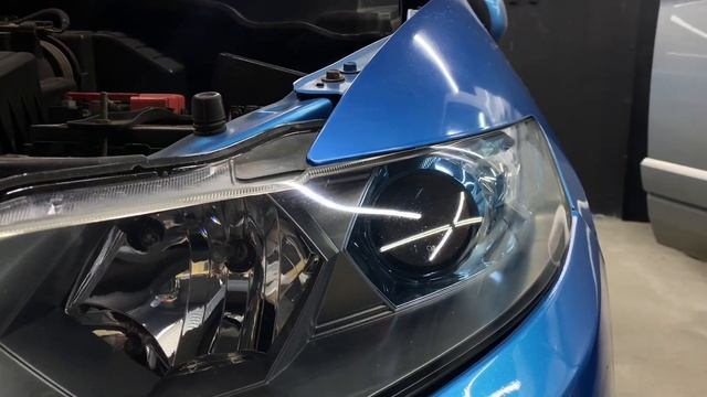Honda Insight ? Полировка оптики