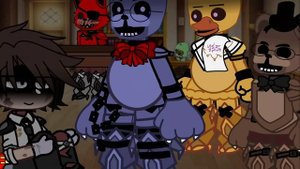 William stuck in a room with FnaF 1 for 24 hours // FnaF // Gachaclub //
