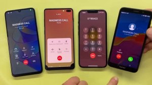 Madness phone Incoming Call HONOR X7a/7A vs Samsung Galaxy S10+ VS IPhone 13