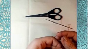 урок 2  Фриволите иглой для начинающих.  Плетем кольцо