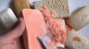Ретро мыло асмр | винтажное мыло 1978 год сухое в пыль | vintage dry soap asmr