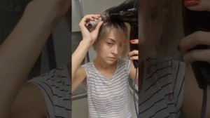 Укладка коротких волос феном. Спрей для объема ГЛОБАЛ КЕРАТИН.