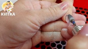 Как снять гель-лак за 10 минут Спиливание старого покрытия на ногтях аппаратом твердосплавной фрезо