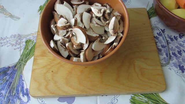 Суп грибной - рецепт грибного супа из королевских шампиньонов