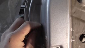 замена задней наружной ручки двери лада гранта