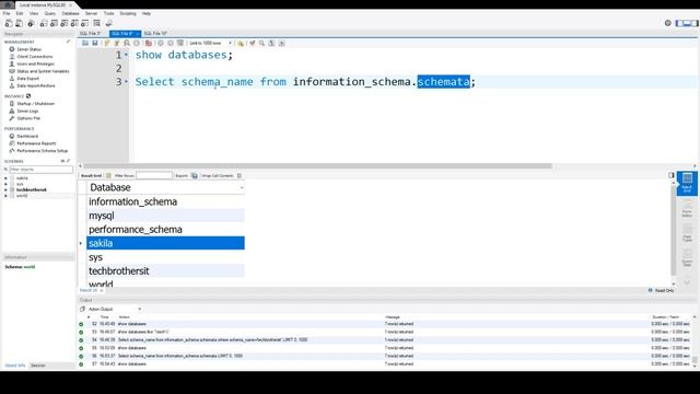 How to get list of all MySQL Databases - MySQL Developer Tutorial