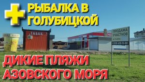 Дорога на дикий пляж? #Голубицкая. - Где рыбалка? Есть ли работа? Ответы на вопросы.