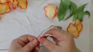 Гладиолус из зефирного фоамирана Gladiolus from marshmallow Tamarana