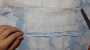 Как сделать маску из марли ?