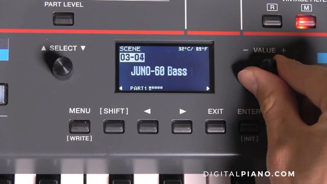 A Quick Overview - Roland JUNO-X (visuals only) | Digitalpiano.com
